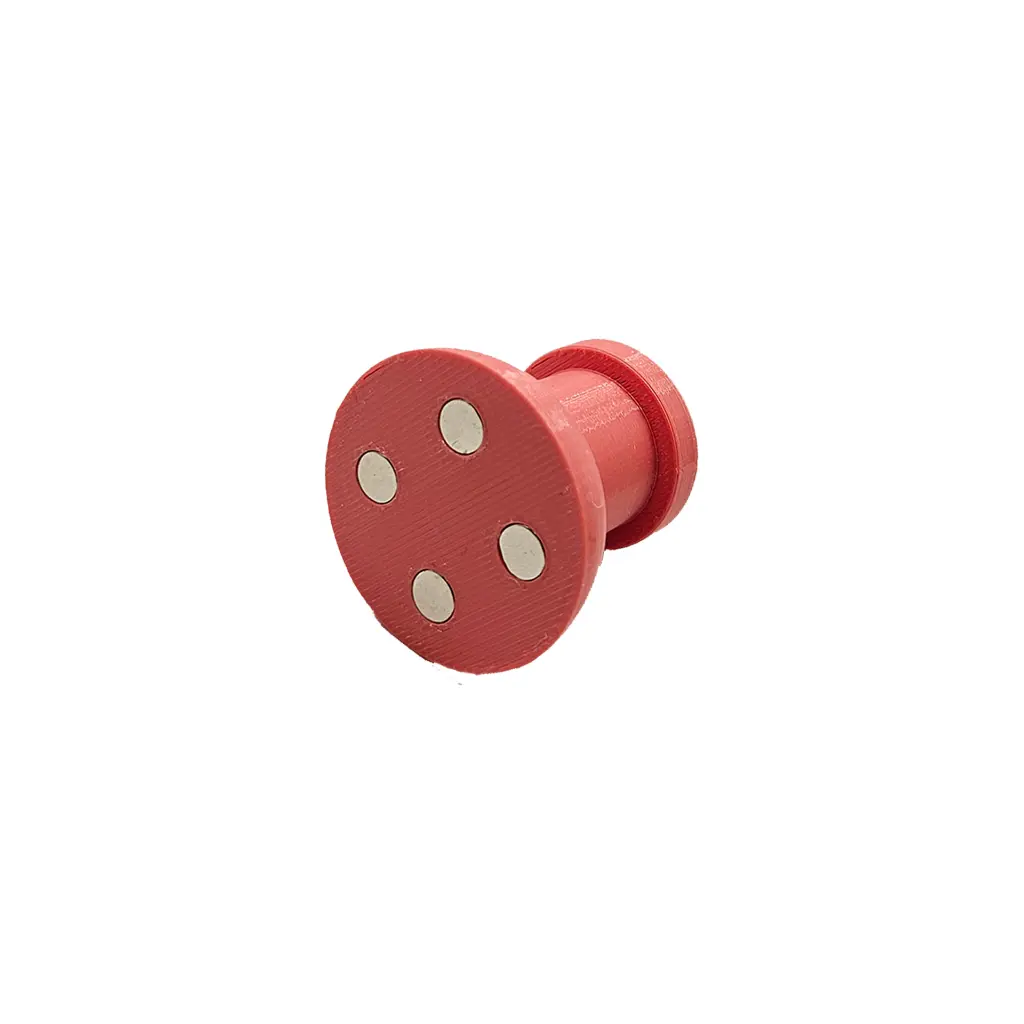 Punaise magneet roze zijkant.webp