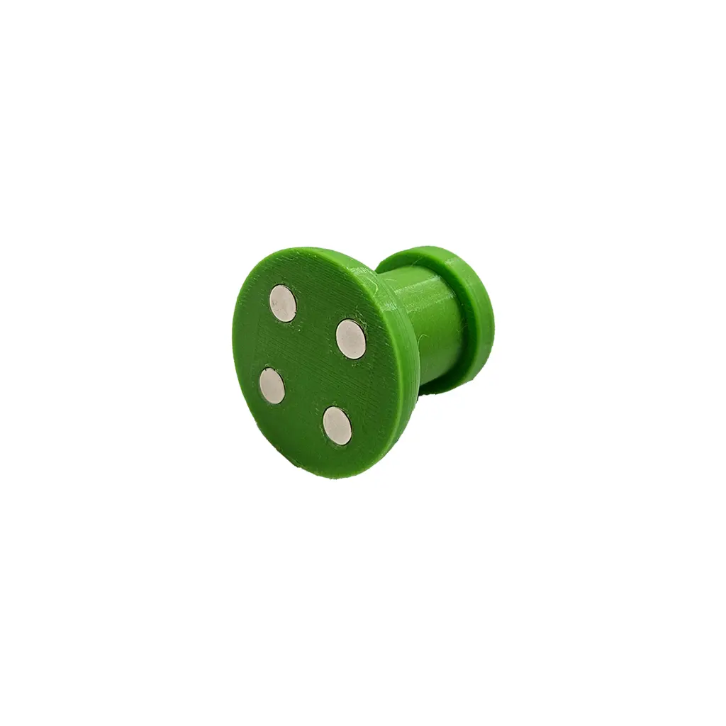 Punaise magneet groen zijkant.webp