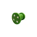 Punaise magneet groen zijkant.webp