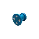 Punaise magneet blauw zijkant.webp