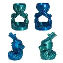 3d-filament-PLA-Silk-Dual-Color-Emerald-Surf-Figurine-azurefilm.webp