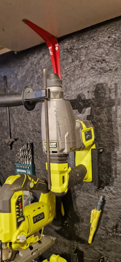 Ryobi gereedschapshouder Muurhouder - Wandbevestiging.webp