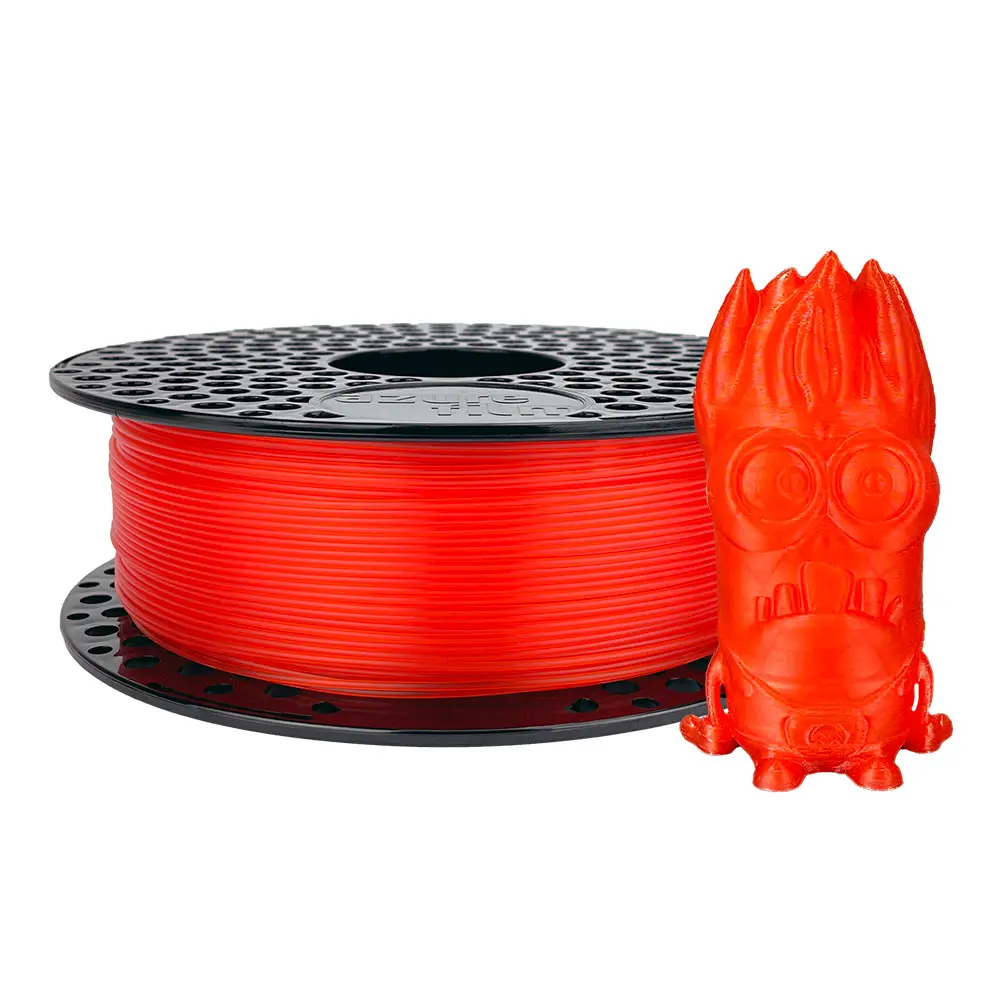 Azurefilm PLA 1,75mm 1kg rood transparant
