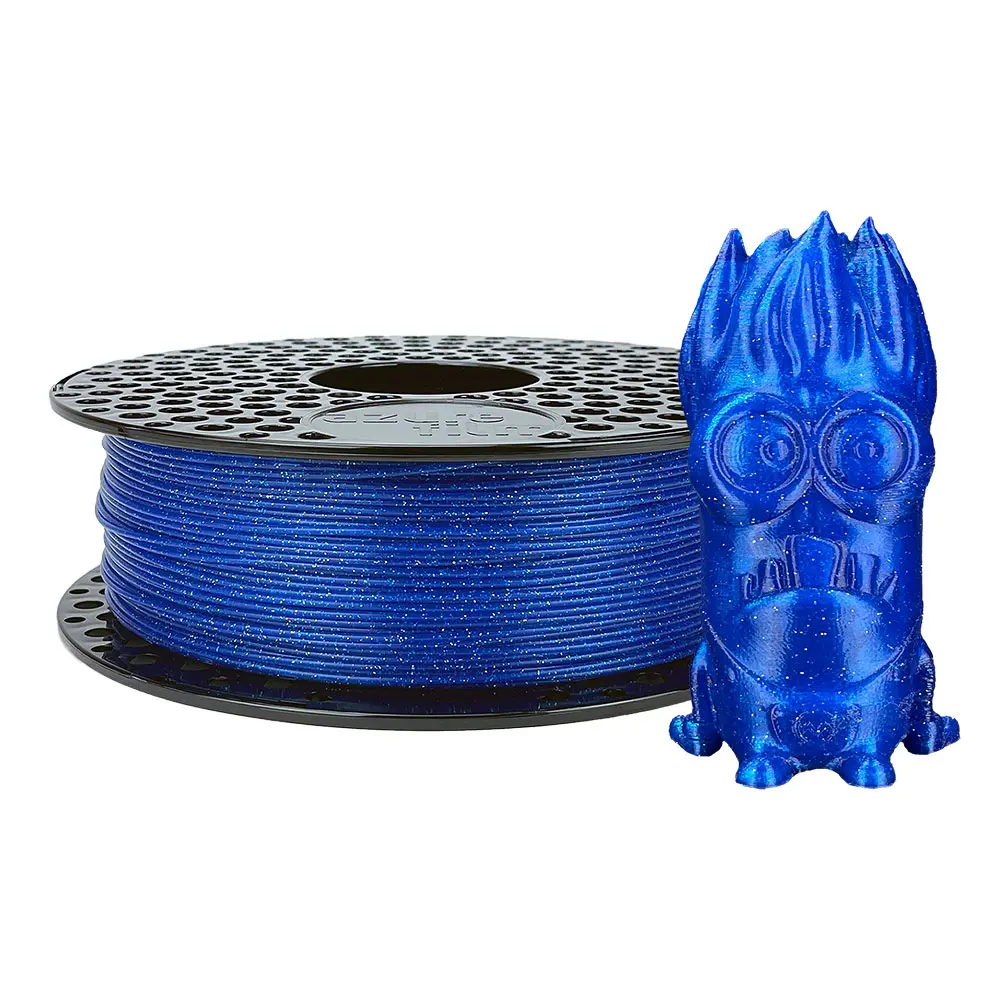Azurefilm PLA 1,75 mm 1 kg blauer Glitzer