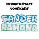 Unieke 3D Naamletters (naambord)