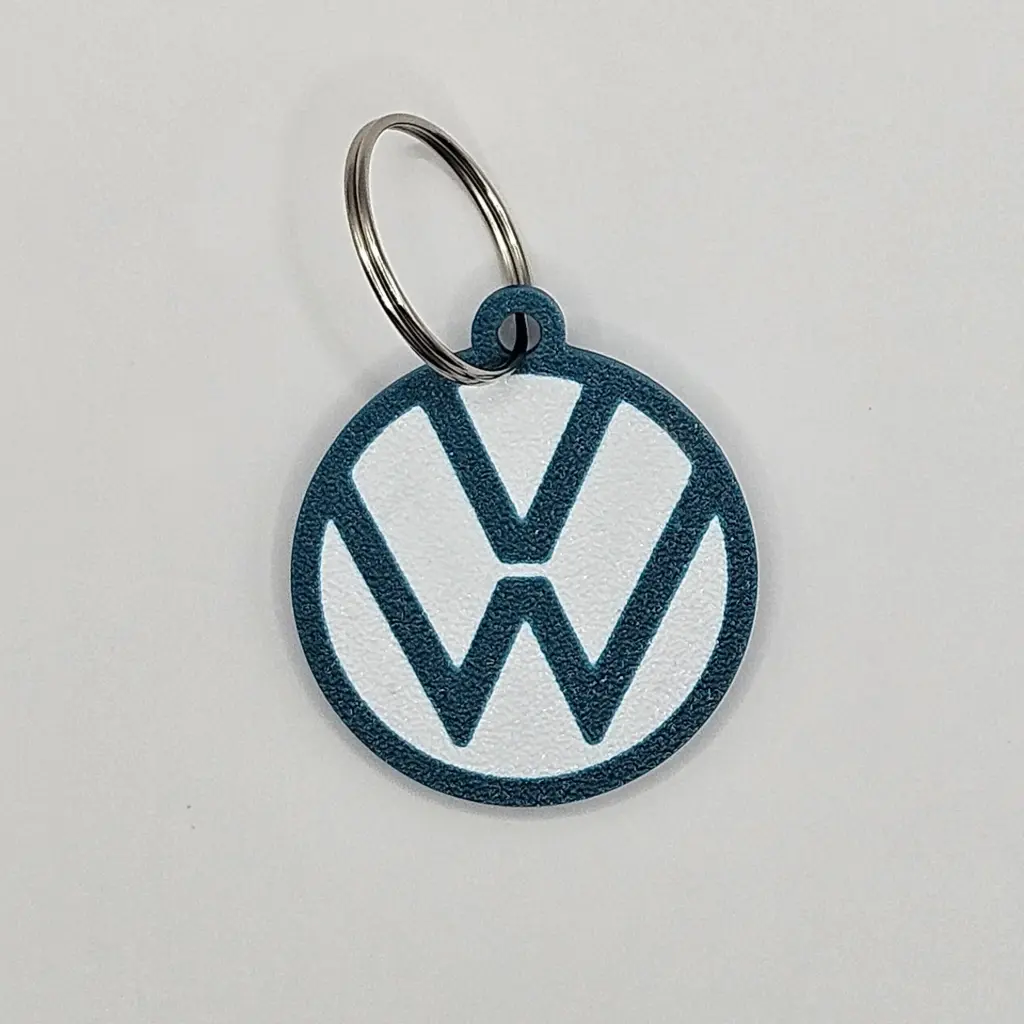Volkswagen Ocean Blue Keychain