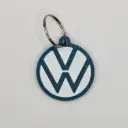 Volkswagen Ocean Blue Keychain