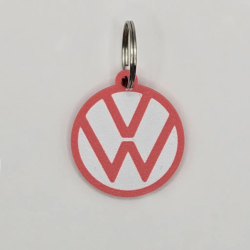 Volkswagen sleutelhanger roze