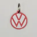 Volkswagen sleutelhanger roze