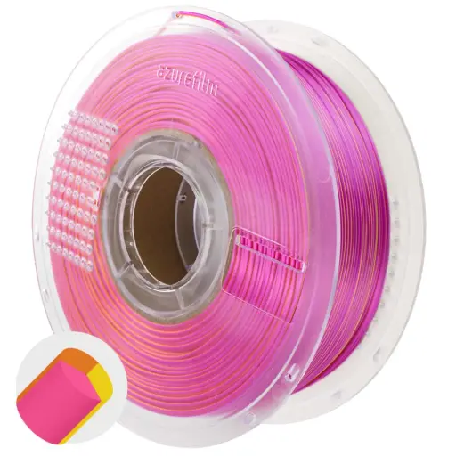 Azurefilm PLA 1,75mm 1kg multicolor silk three-color sunset blaze