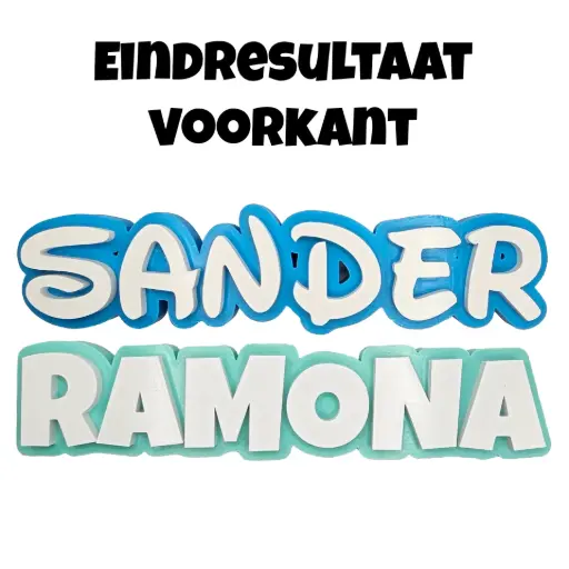 Unique 3D Name Letters (nameplate)