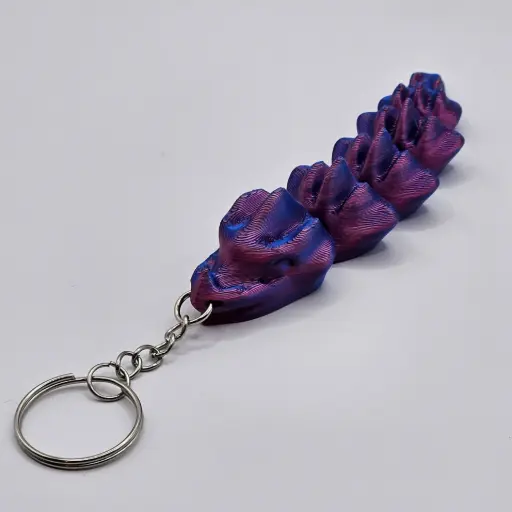 Dragon Keychain (Blue/Purple)