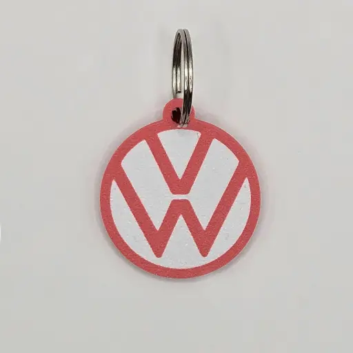 Volkswagen sleutelhanger roze